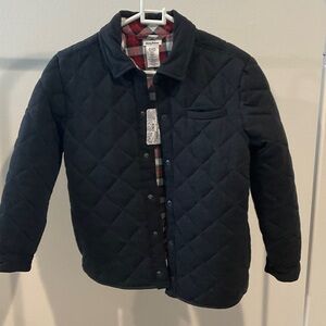 Tommy Bahama Kids Black Quilted Puffer Jacket
